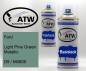 Preview: Ford, Light Pine Green Metallic, D9 / M6809: 400ml Sprühdose + 400ml Klarlack - Set, von ATW Autoteile West.